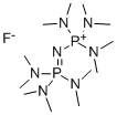 1,1,1,3,3,3-HEXAKIS(DIMETHYLAMINO)DIPHOSPHAZENIUM FLUORIDE Struktur