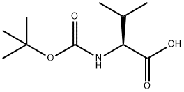 N-Boc-L-valine Struktur