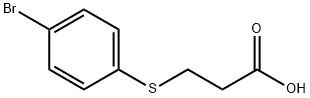 3-(4-BroMophenylthio)propionic acid, 98% Struktur