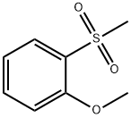 1-Methoxy-2-(Methylsulfonyl)benzene Struktur