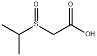 (ISOPROPYLSULFINYL)ACETIC ACID Struktur