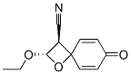 1-Oxaspiro[3.5]nona-5,8-diene-3-carbonitrile,2-ethoxy-7-oxo-,trans-(9CI) Struktur