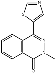 2-methyl-4-(5-thiazolyl)-1(2H)-phthalazinone Struktur