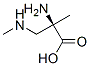 D-Alanine, 2-methyl-3-(methylamino)- (9CI) Struktur