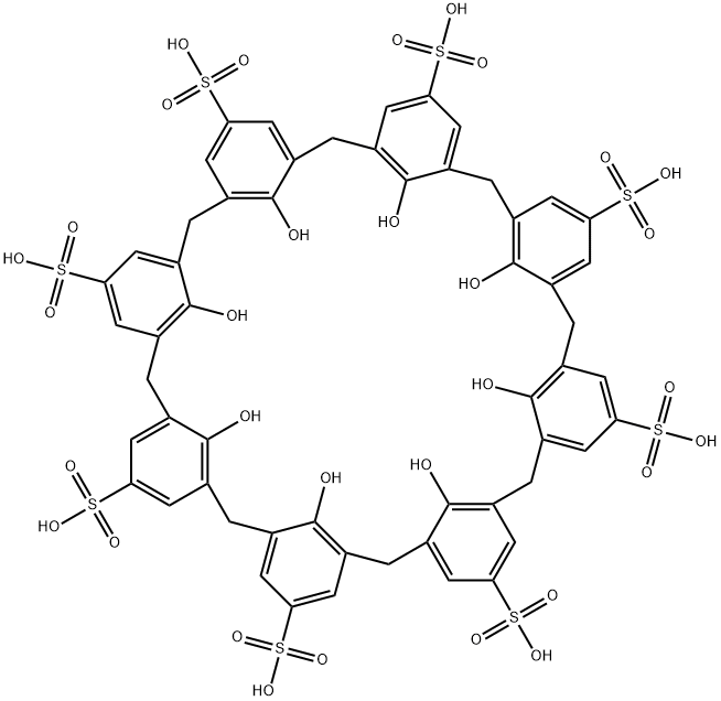 4-SULFOCALIX[8]ARENE Struktur