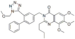 4(3H)-Quinazolinone,  2-butyl-6,7,8-trimethoxy-3-[[2-[1-(methoxymethyl)-1H-tetrazol-5-yl][1,1-biphenyl]-4-yl]methyl]- Struktur