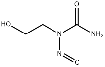 1-(2-hydroxyethyl)-1-nitrosourea Struktur