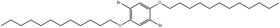 1,4-DIBROMO-2,5-DI(DODECYLOXY)BENZENE Struktur