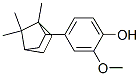 (exo)-2-methoxy-4-(1,7,7-trimethylbicyclo[2.2.1]hept-2-yl)phenol Struktur