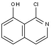 1-chloroisoquinolin-8-ol Struktur