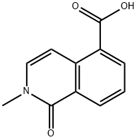 2-dihydro-2-Methyl-1-oxoisoquinoline-5-carboxylic acid Struktur