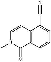 2-dihydro-2-Methyl-1-oxoisoquinoline-5-carbonitrile Struktur