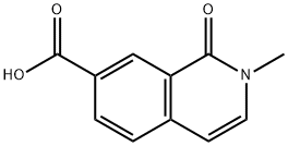 2-dihydro-2-Methyl-1-oxoisoquinoline-7-carboxylic acid Struktur