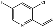 3-chloro-5-fluoro-2-vinylpyridine Struktur