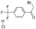 2-broMo-1-(4-(trifluoroMethyl)phenyl)ethanone hydrochloride Struktur