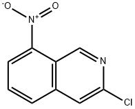 3-chloro-8-nitroisoquinoline Struktur