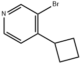 3-broMo-4-cyclobutylpyridine Struktur