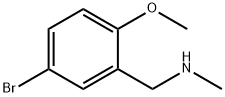 N-(5-BROMO-2-METHOXYBENZYL)-N-METHYLAMINE Struktur