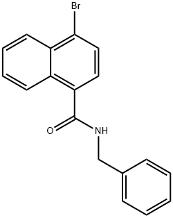 N-Benzyl-4-broMonaphthalene-1-carboxaMide Struktur