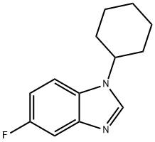 1-Cyclohexyl-5-fluorobenziMidazole Struktur