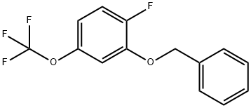 2-(Benzyloxy)-1-fluoro-4-(trifluoroMethoxy)benzene Struktur