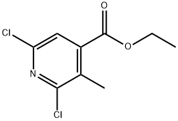 ethyl 2,6-dichloro-3-methylisonicotinate Struktur