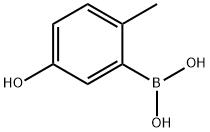 5-Hydroxy-2-Methylphenylboronic acid Struktur