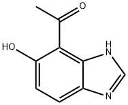 Ethanone, 1-(5-hydroxy-1H-benzimidazol-4-yl)- (9CI) Struktur