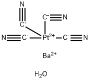 PLATINUM BARIUM CYANIDE Struktur