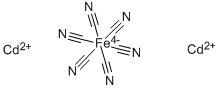 CADMIUM FERROCYANIDE Struktur