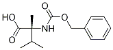 L-Isovaline, 3-Methyl-N-[(phenylMethoxy)carbonyl]- Struktur