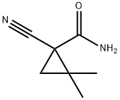 Cyclopropanecarboxamide, 1-cyano-2,2-dimethyl- (8CI) Struktur