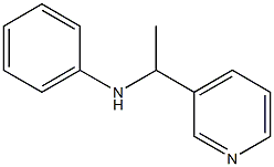 (N-phenyl)-1-(pyridin-3-yl)ethanamine Struktur