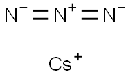 Cesium azide Struktur