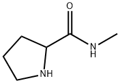 N-methylpyrrolidine-2-carboxamide Struktur