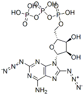 2,8-diazidoadenosine 5'-triphosphate Struktur