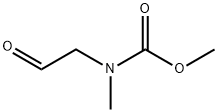 Carbamic acid, methyl(2-oxoethyl)-, methyl ester (9CI) Struktur