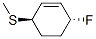 Cyclohexene, 3-fluoro-6-(methylthio)-, trans- (9CI) Struktur