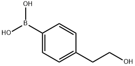 4-(2-Hydroxyethyl)phenylboronicacid Struktur