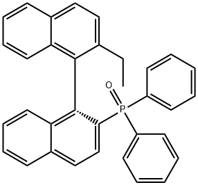 (S)-(-)-2-(Diphenylphosphoryl)-2'-ethyl-1,1'-binaphthyl Struktur