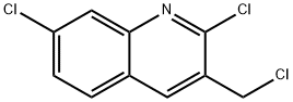 3-CHLOROMETHYL-2,7-DICHLOROQUINOLINE Struktur