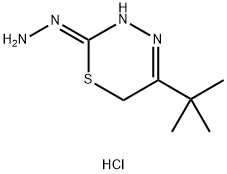 5-(T-BUTYL)-6H-1,3,4-TRIADIAZINE HYDROCHLORIDE Struktur