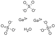 GALLIUM(III) SULFATE HYDRATE Struktur