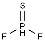 Difluorophosphine sulfide Struktur