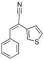 (E)-3-phenyl-2-(3-thienyl)acrylonitrile Struktur