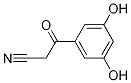 3-(3,5-dihydroxyphenyl)-3-oxopropanenitrile Struktur