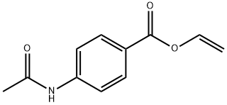 Benzoic acid, 4-(acetylamino)-, ethenyl ester (9CI) Struktur