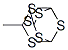 1,3-Dimethyl-2,4,6,8,9,10-hexathiaadamantane Struktur