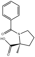 Proline,  1-benzoyl-2-methyl- Struktur