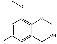 (5-Fluoro-2,3-diMethoxyphenyl)Methanol Struktur